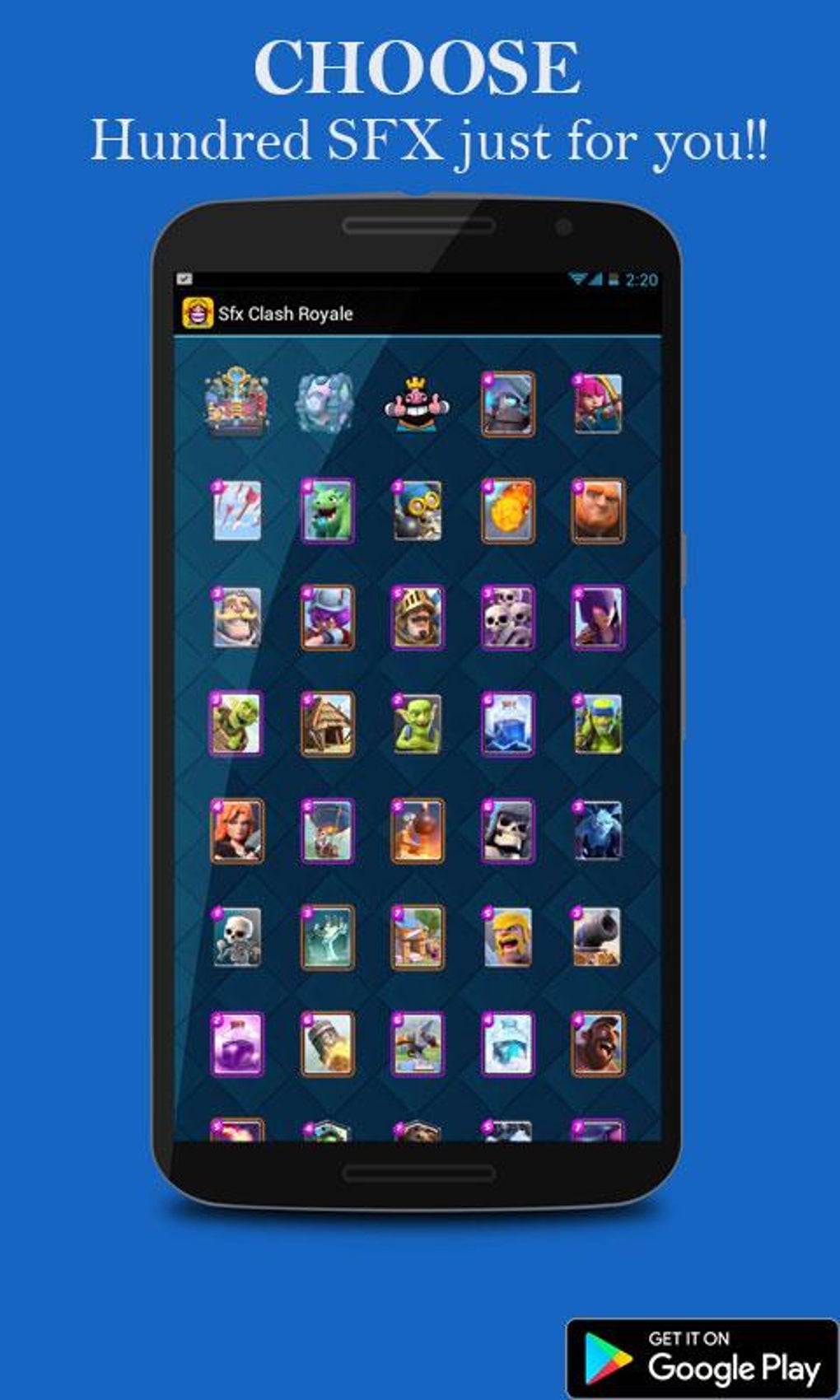 SFX for Clash Royale APK для Android — Скачать