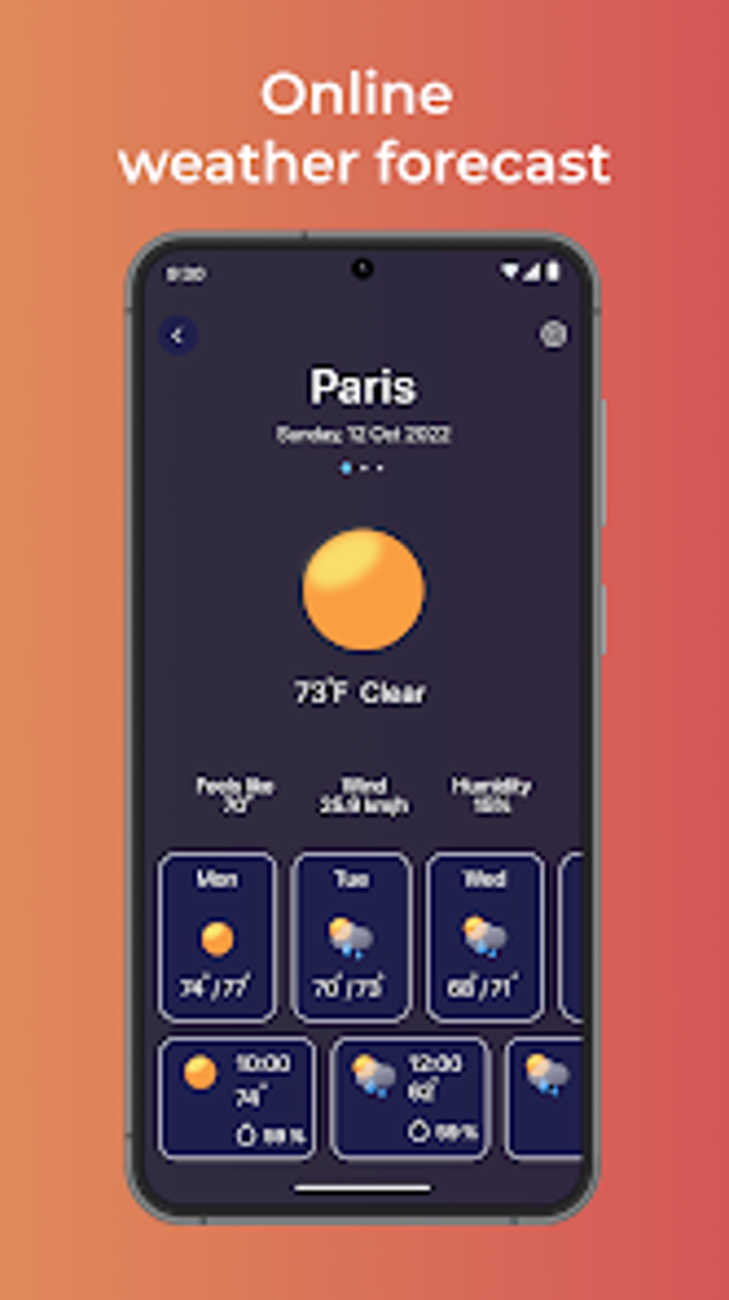 Weather Live: Forecast Widget для Android — Скачать