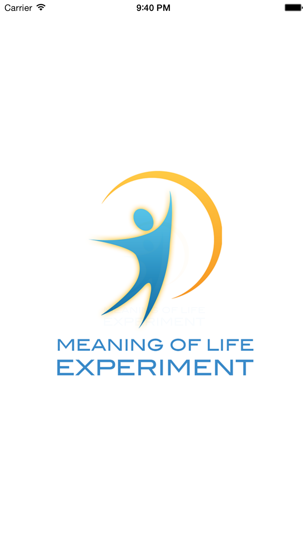 meaning of life experiment