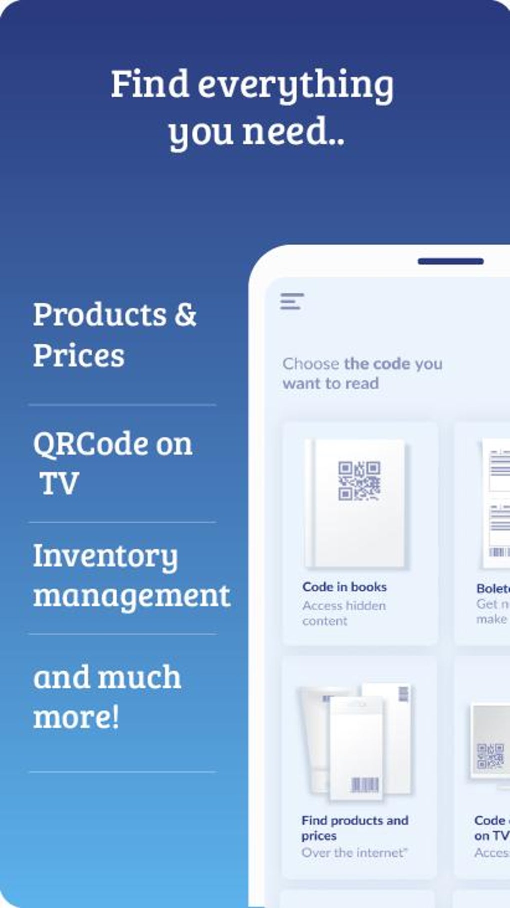 Universal Barcode And QRCode Reader For Android Download