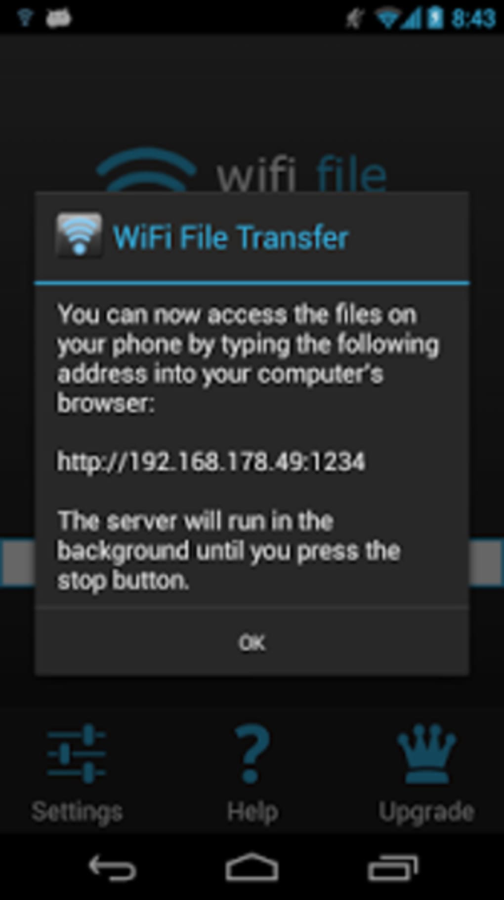 WiFi File Transfer para Android - Download