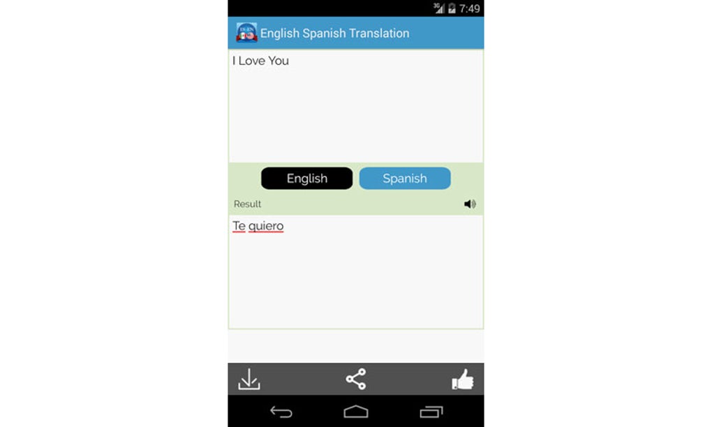 Spanish English Translator Na Android Download