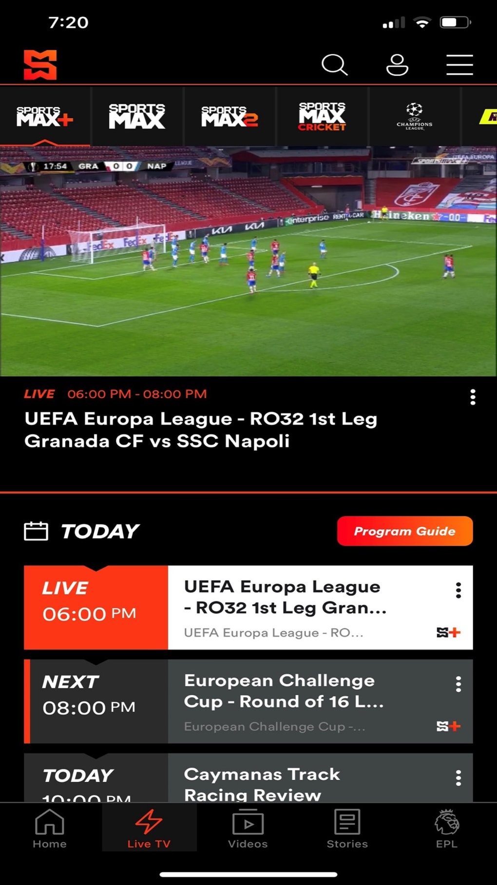 SportsMax for iPhone
