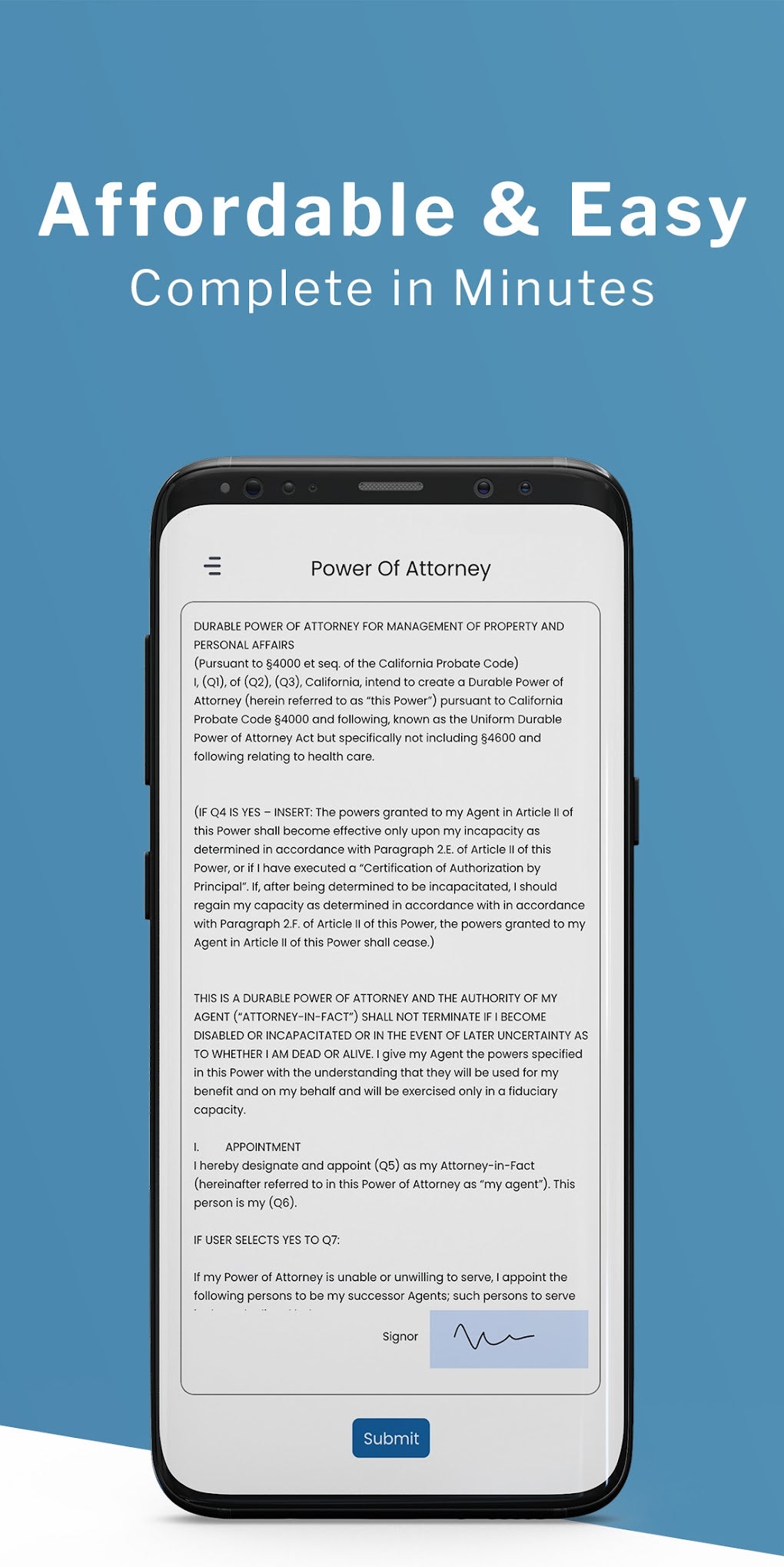 MyKeyDocs - Make virtual legal docs by your phone для Android — Скачать