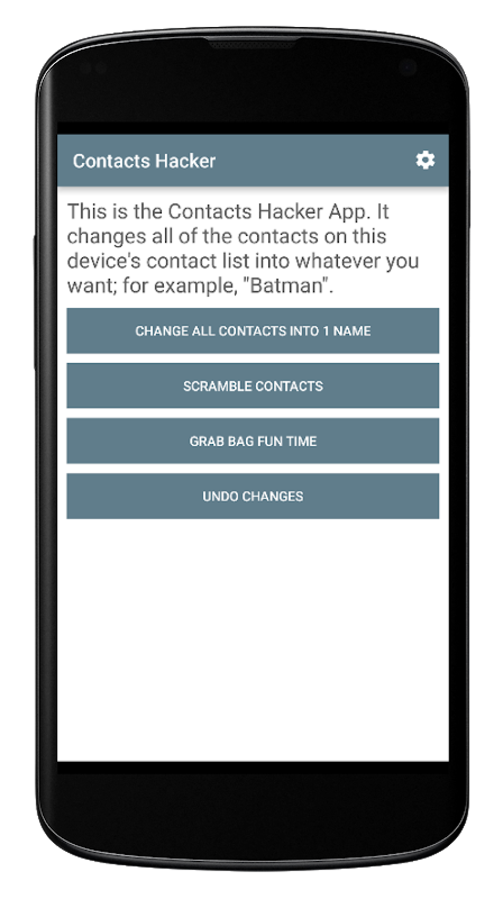 Contacts Hacker - Prank Your Friends! для Android — Скачать