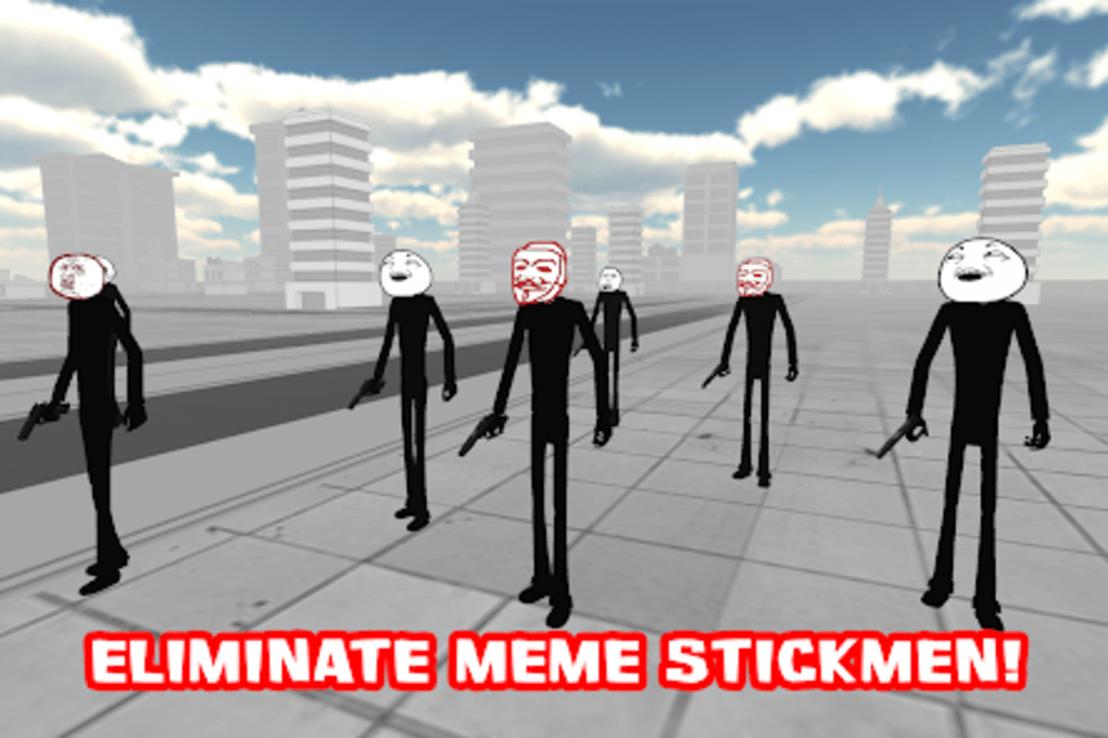 Download Stickman Meme Desktop Wallpaper