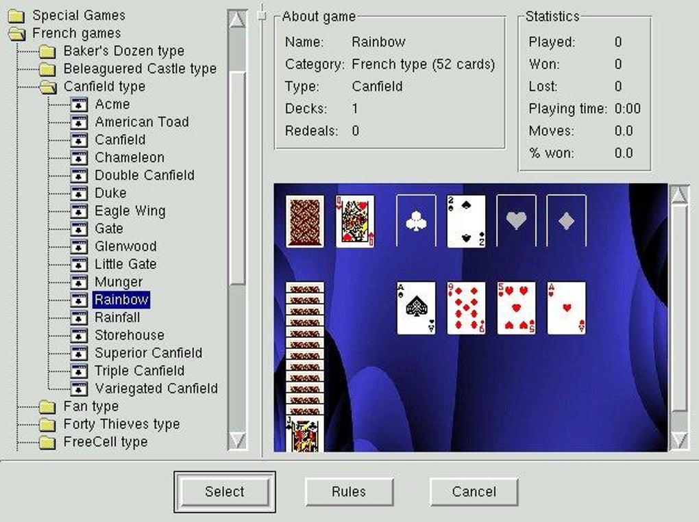 Play Free Fan Solitaire