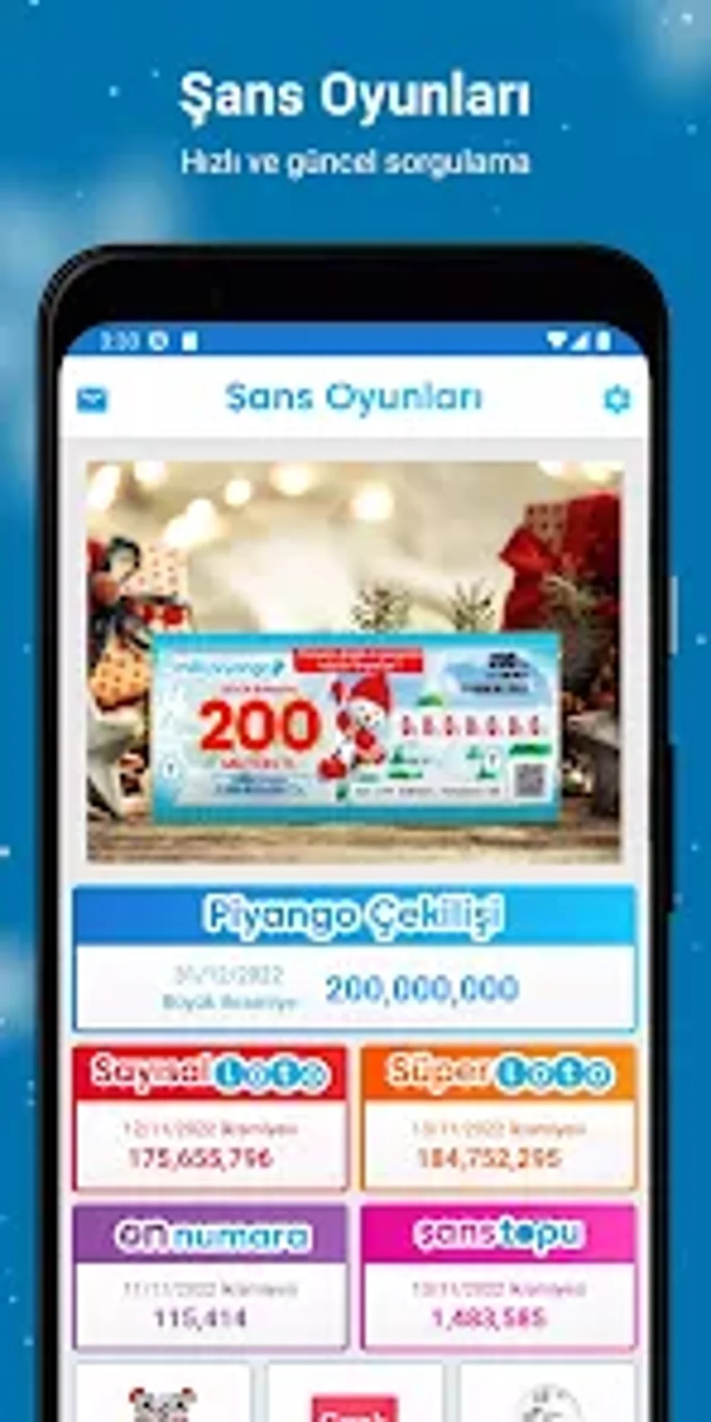 Şans Oyunları для Android — Скачать