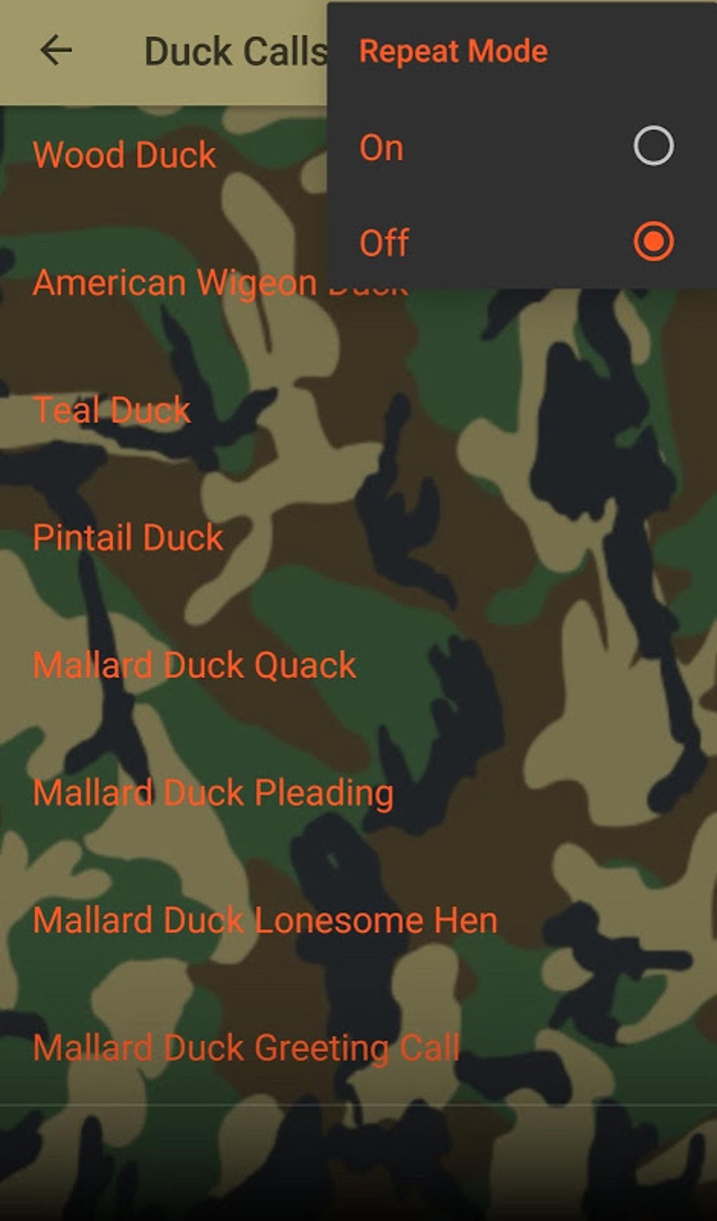 Duck Hunting Calls APK для Android — Скачать