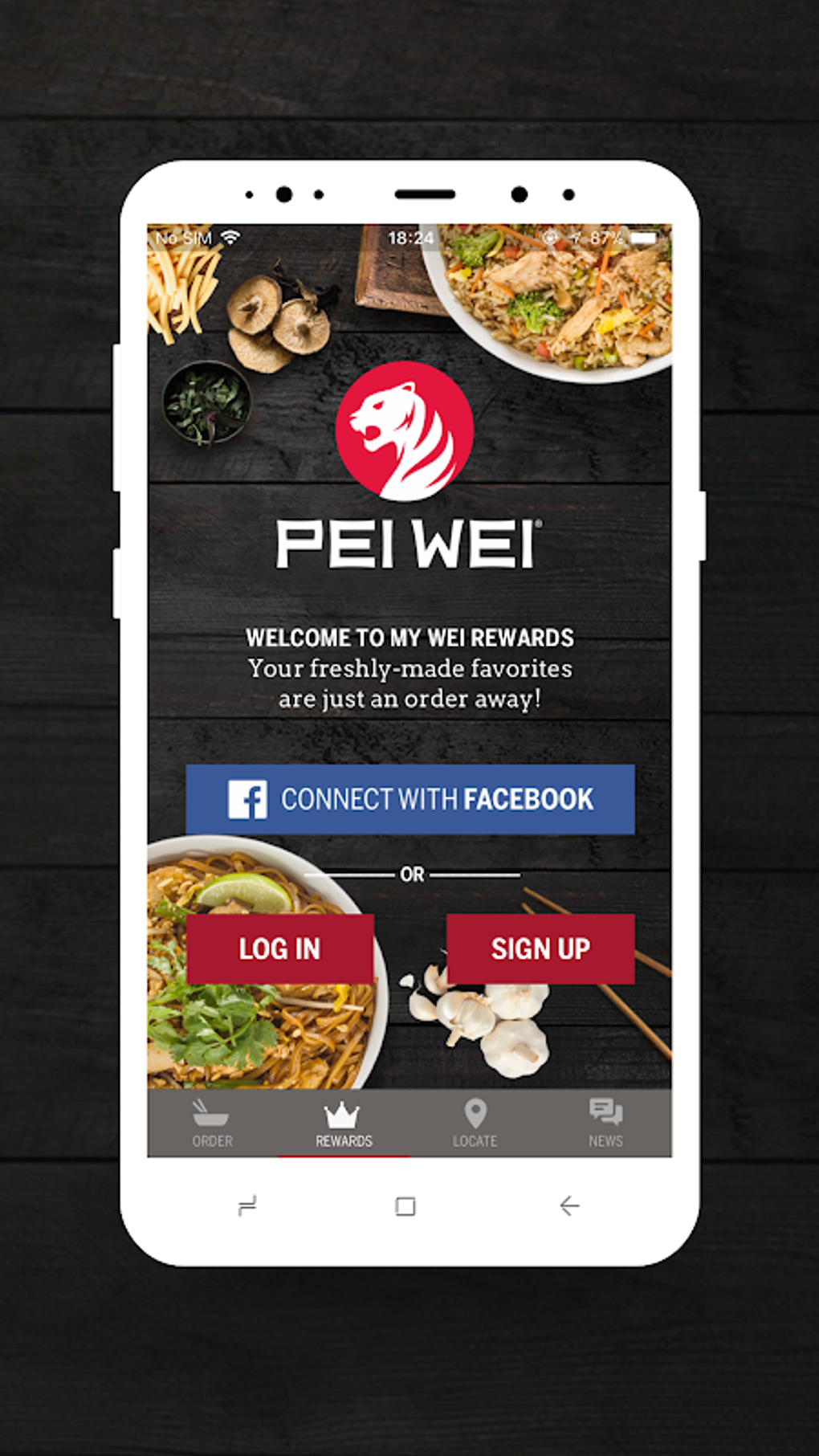 Pei Wei Online Ordering APK для Android — Скачать