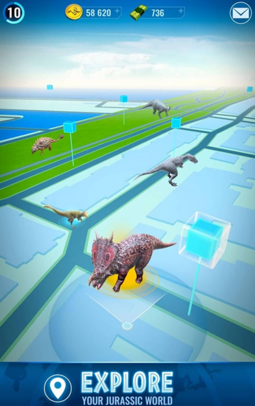 Jurassic World Alive For Android Download - download roblox dinosaur simulator new hybrid gameplay and