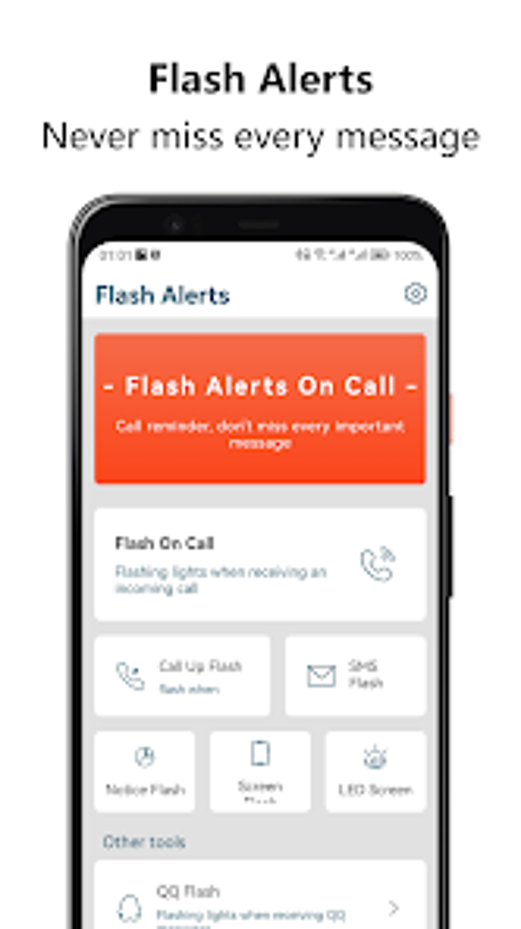 Flash Alerts on Call - SMS來電閃光 для Android — Скачать