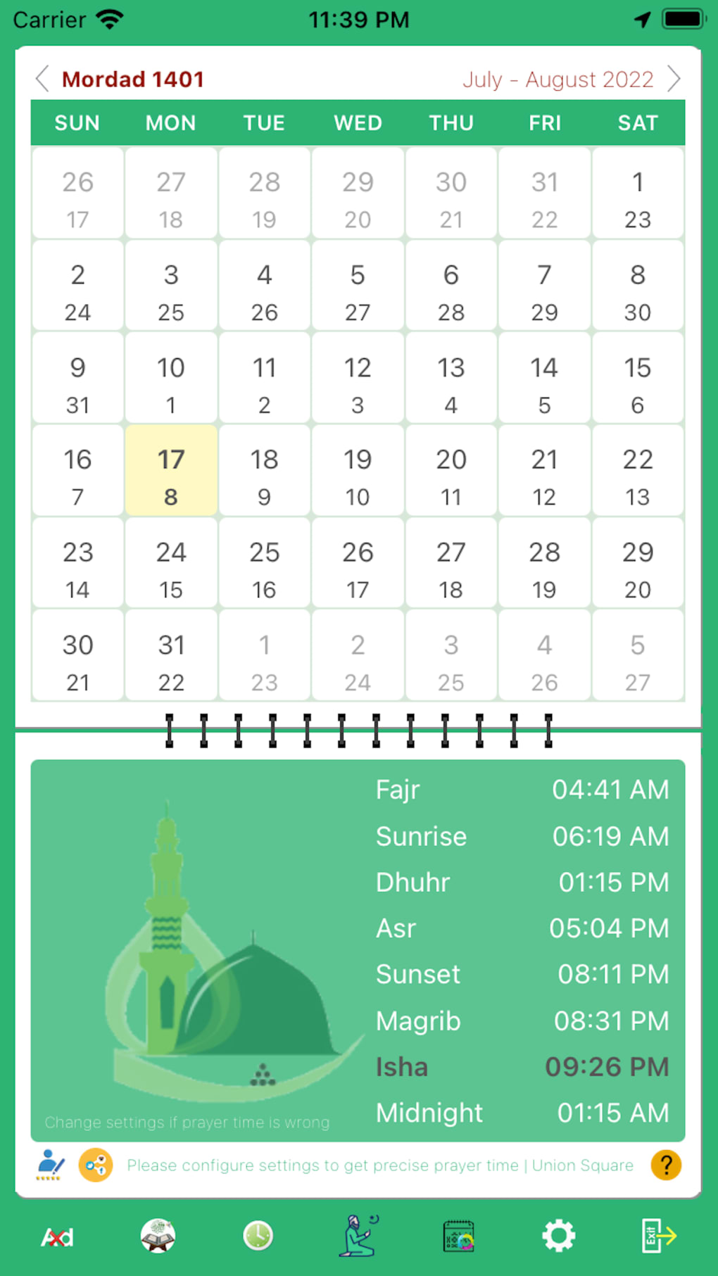 Persian Iranian Calendar for iPhone Download