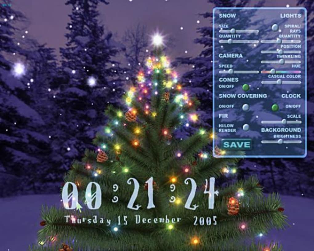 3D Christmas Tree Screensaver - Download