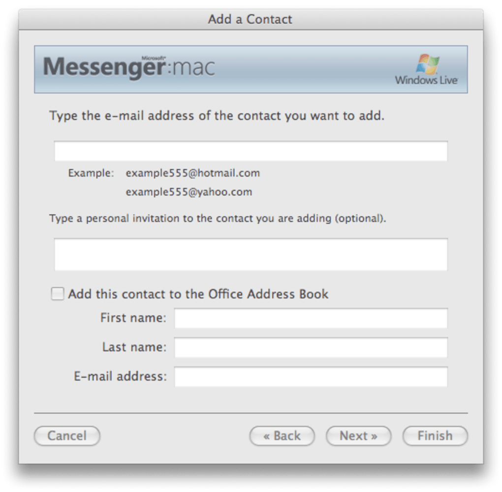 Microsoft MSN Messenger for Mac