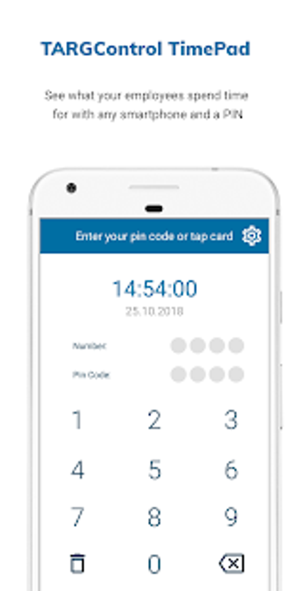 TargControl Timepad - Employee Time Tracking для Android — Скачать
