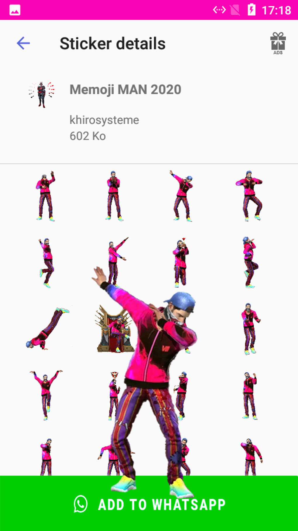 Ff stickers animados android 