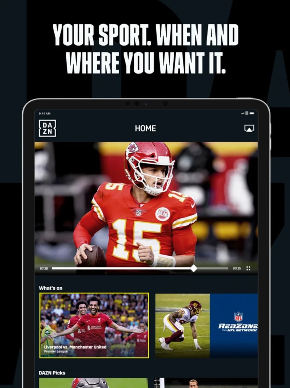 DAZN Live Sports Streaming for iPhone