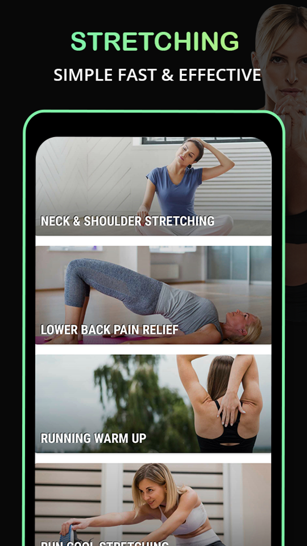 Stretching Exercises Flexibility Workout Training Para Android - Descargar