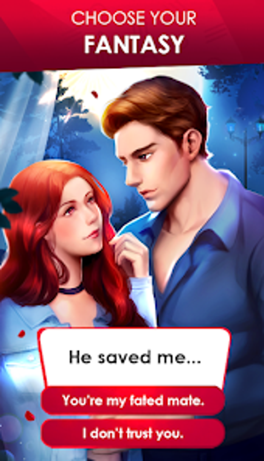 Werewolf Romance : Story Games для Android — Скачать