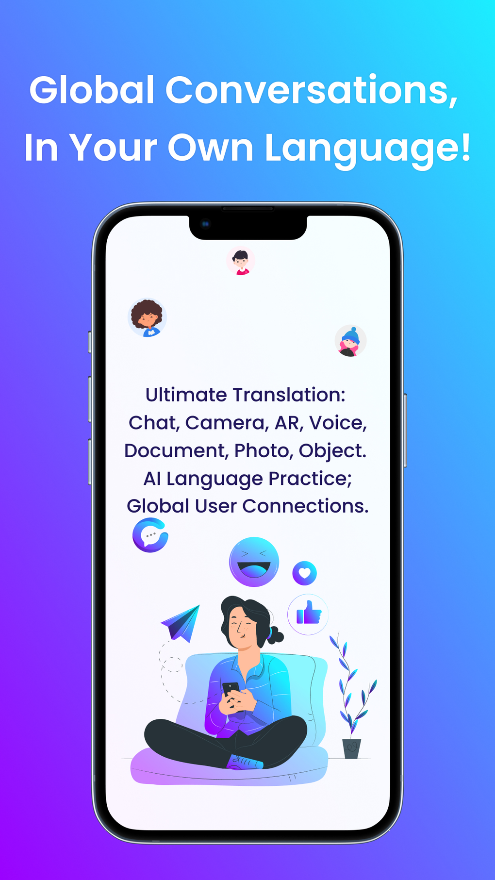 ChatCulture: Chat Translate для iPhone — Скачать