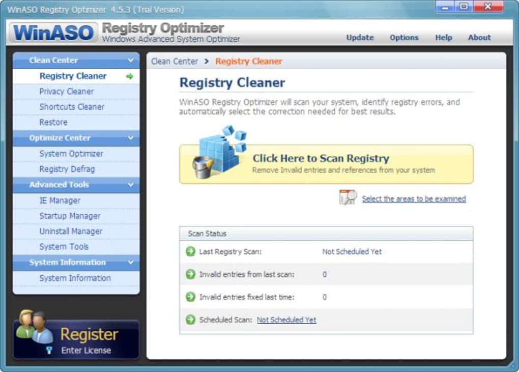 winaso registry optimizer 5.0 key