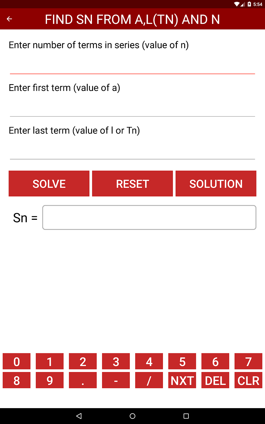 Arithmetic Progression Solver Learner Calculator APK For Android - Download