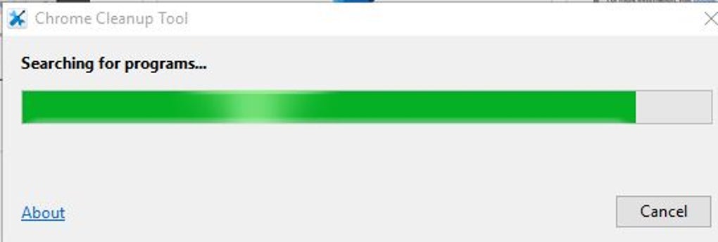 chrome cleanup tool download is empty