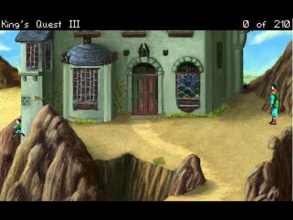 Как пройти игру король. King s Quest 1984. King's Quest III. Кингс квест 3. Kings Quest III 1986.