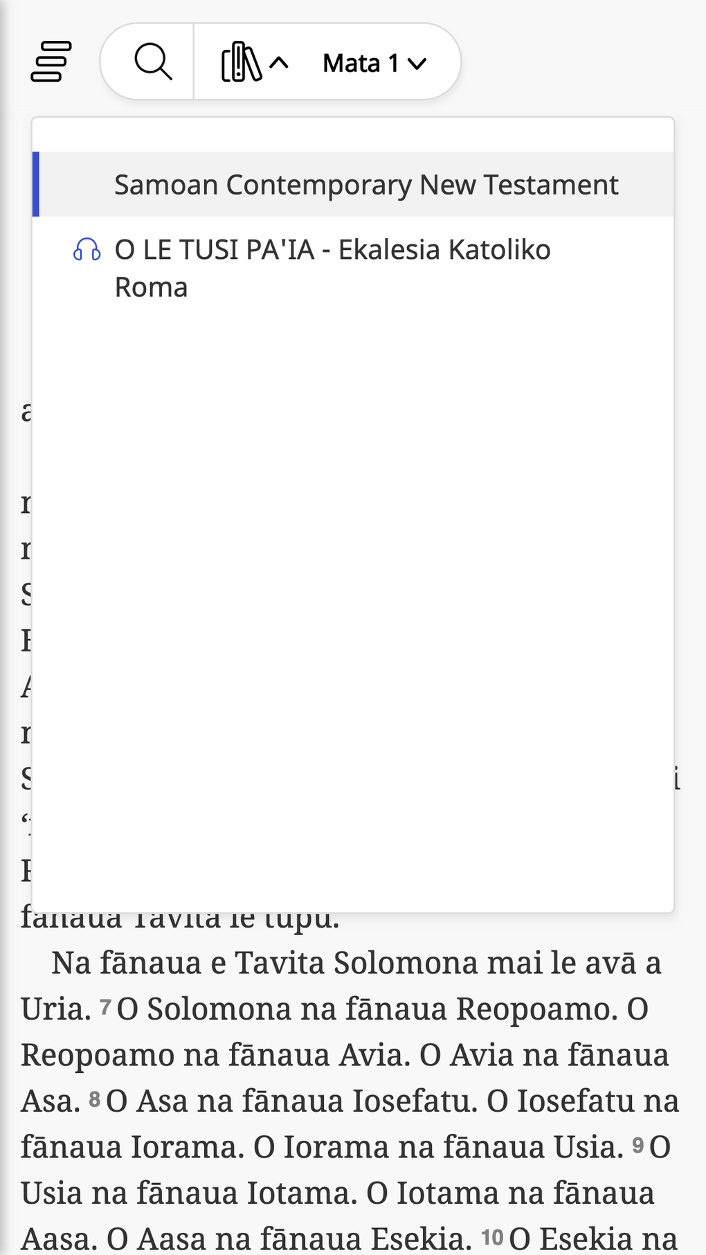 O LE Tusi Paia - Samoan Bible for iPhone - 無料・ダウンロード