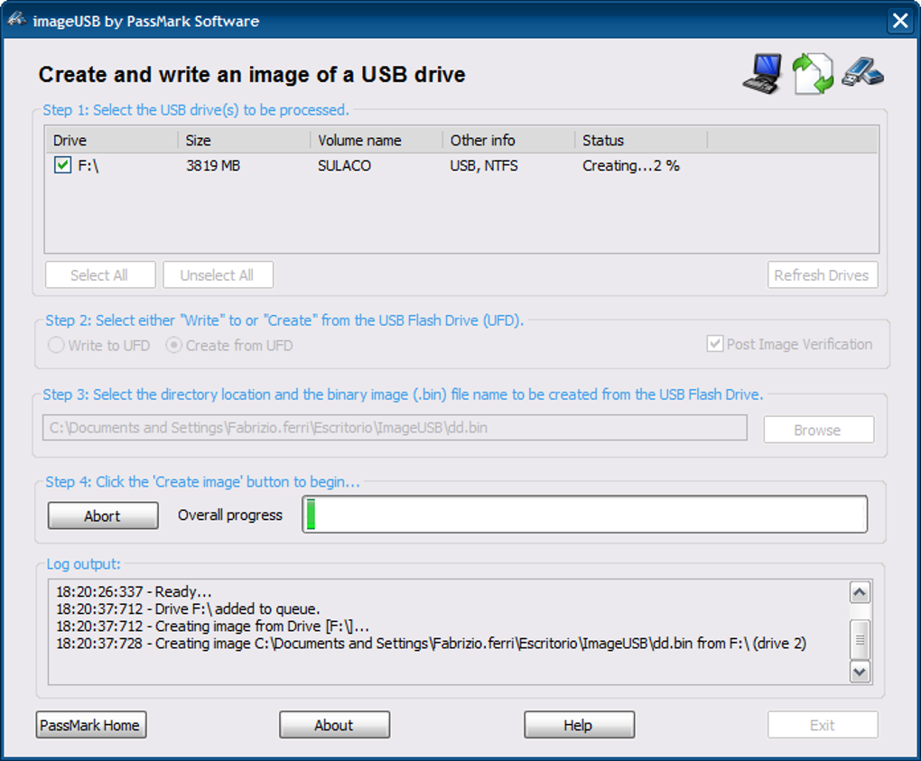 PassMark ImageUSB 1.5.1004 for android download