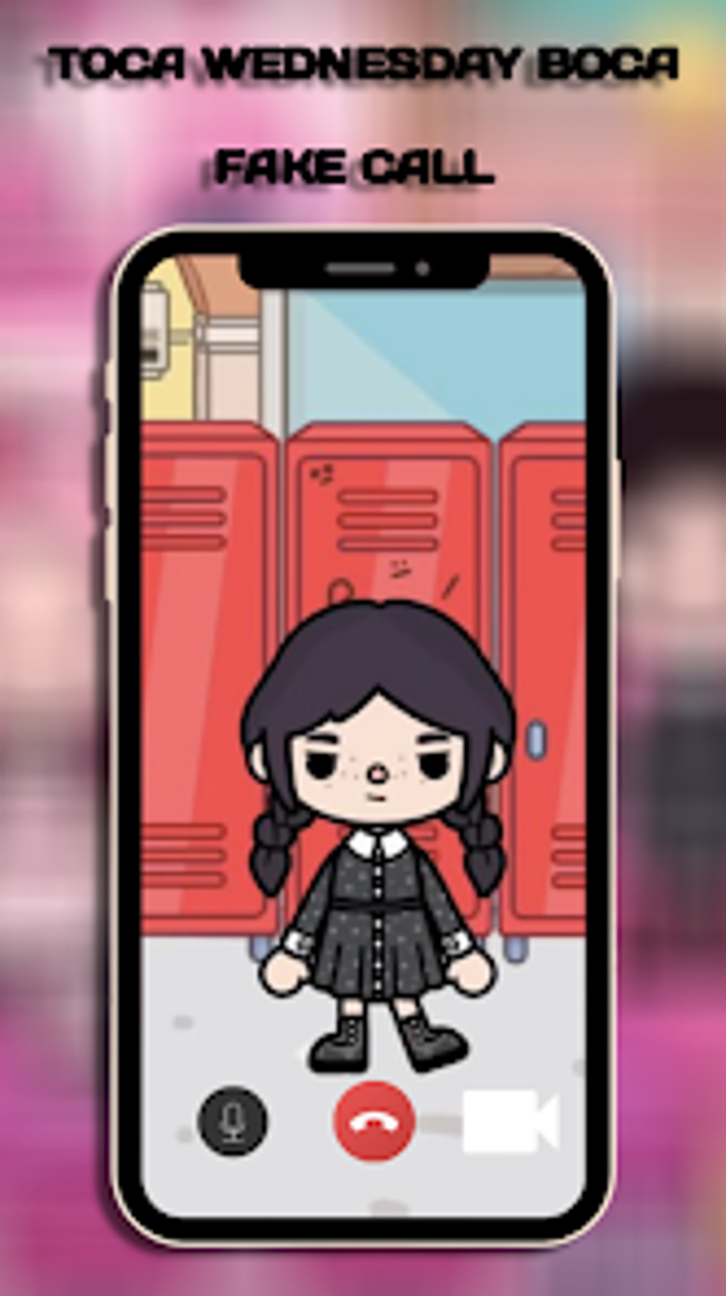 Toca Wednesday Boca Fake Call для Android — Скачать