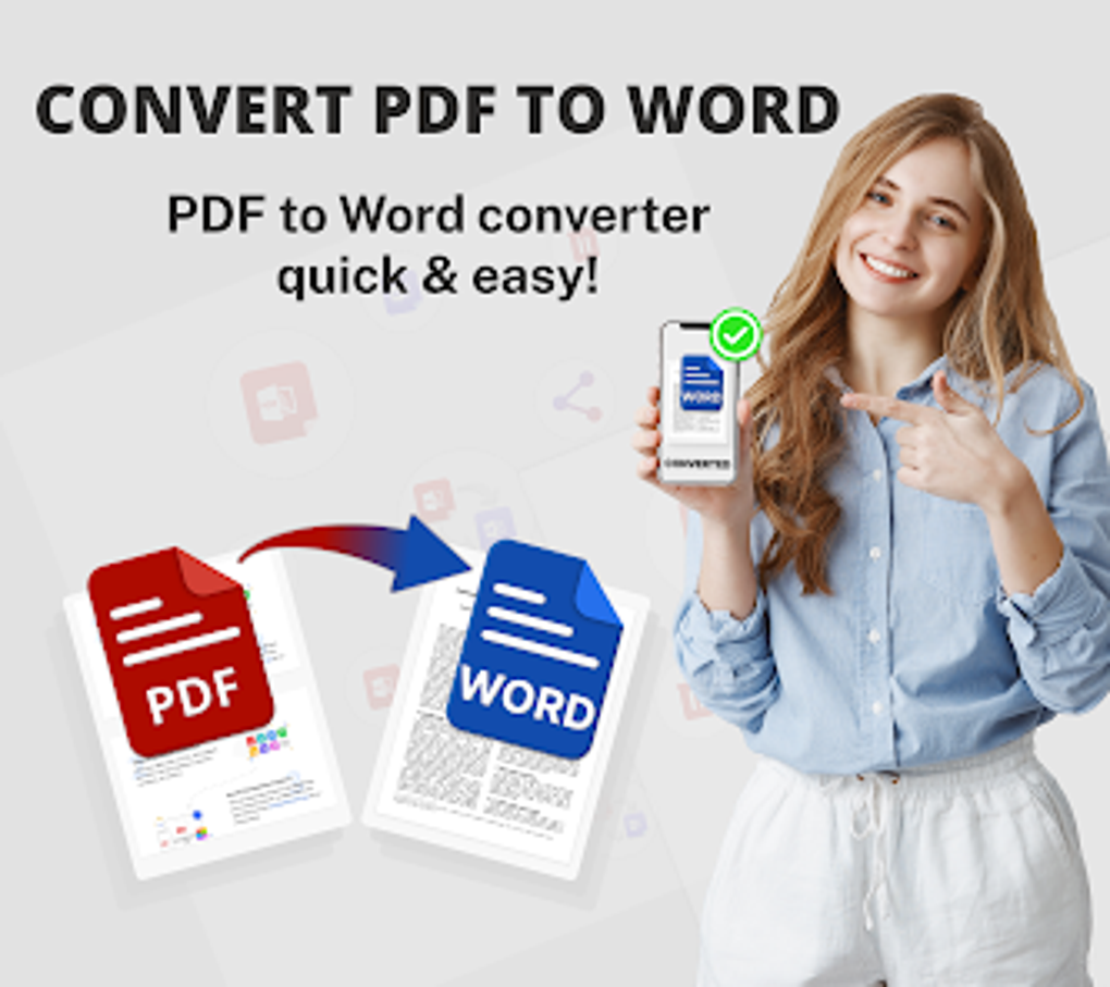 Android için Pdf to Word: Pdf Converter App - İndir