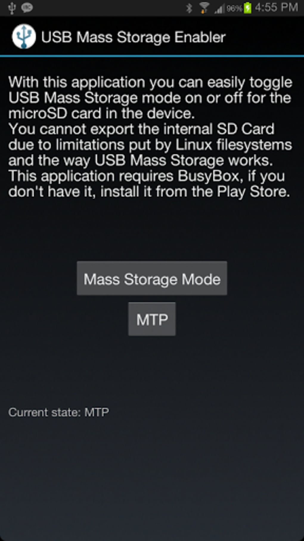 SG USB Mass Storage Enabler APK para Android - Download