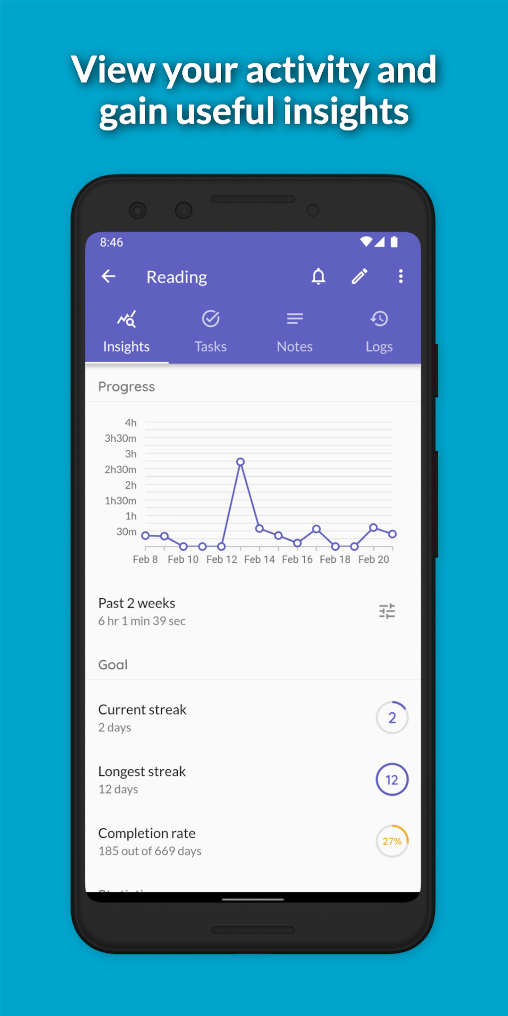 Timelog Goal Time Tracker for Android Download