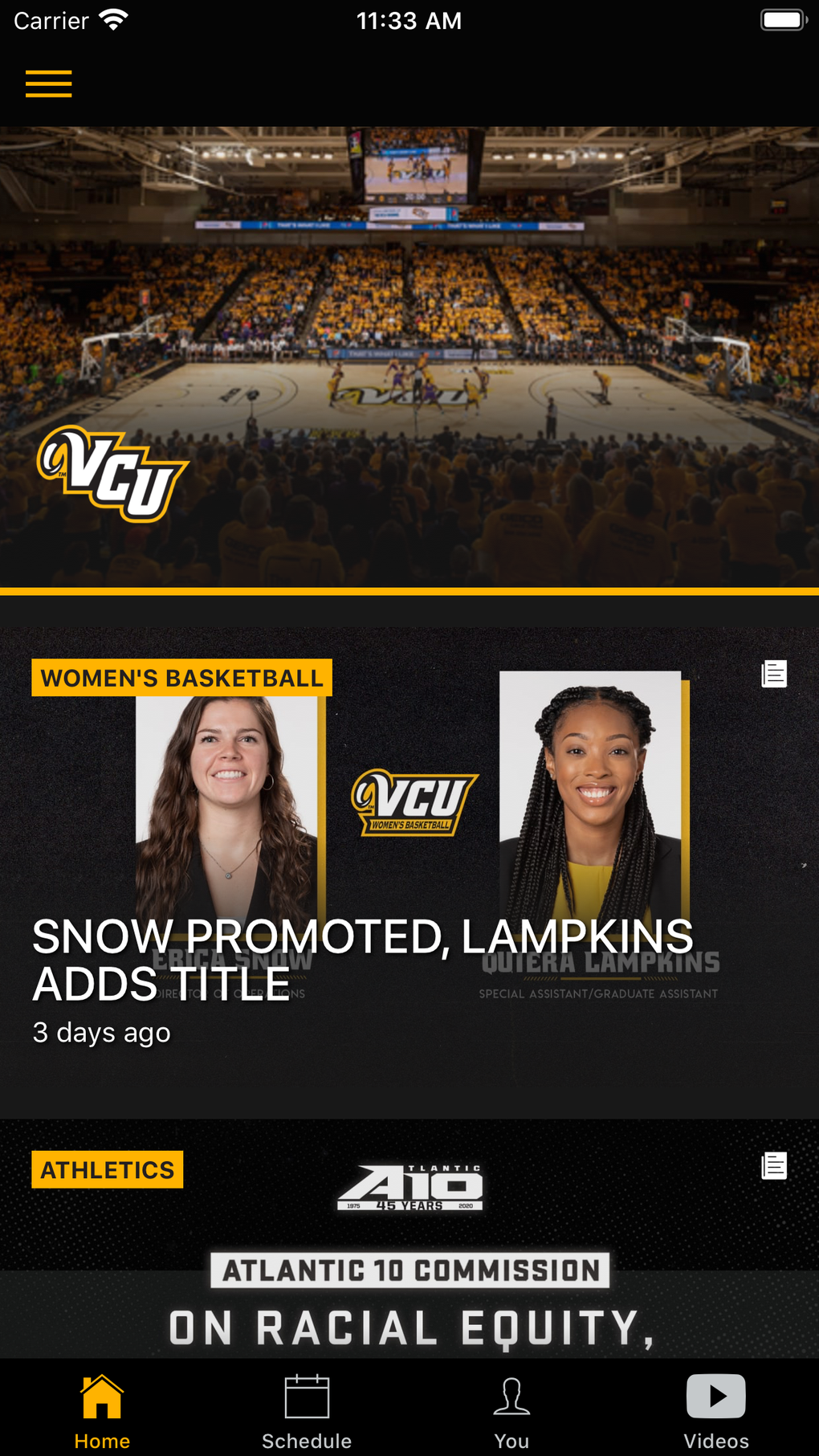 VCU Athletics for iPhone - Download