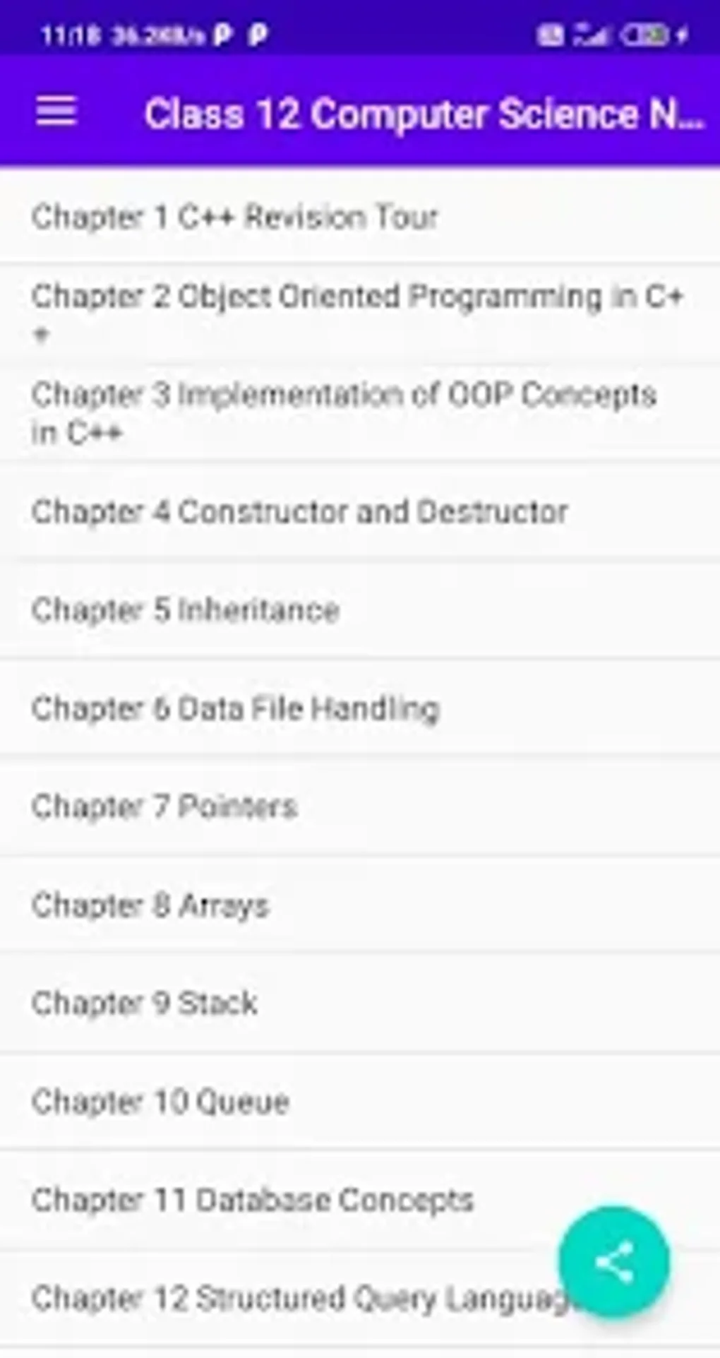 Class 12 Computer Science NCER for Android - Download