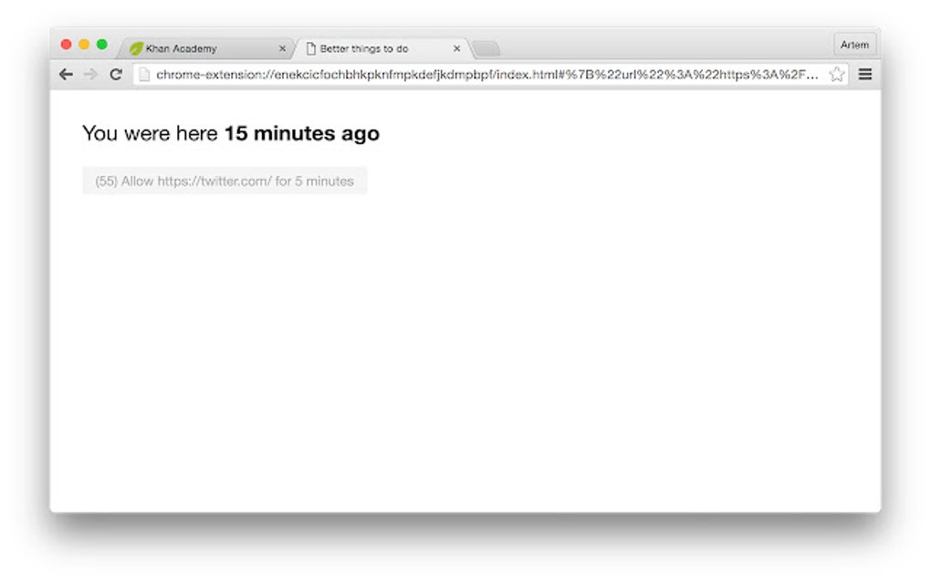 Better things to do for Google Chrome - Extension Download
