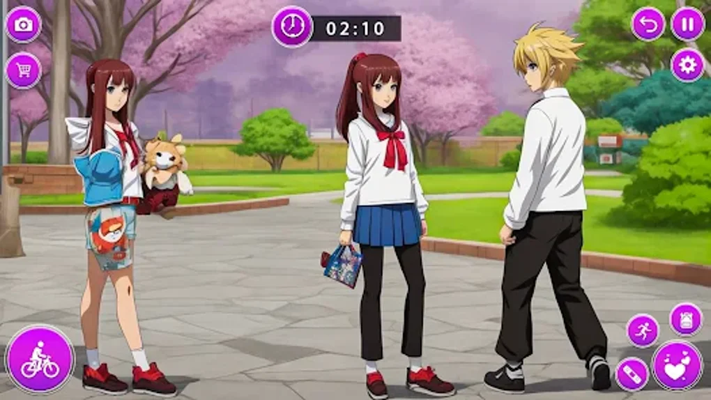 SAKURA High School Anime Games for Android - Download