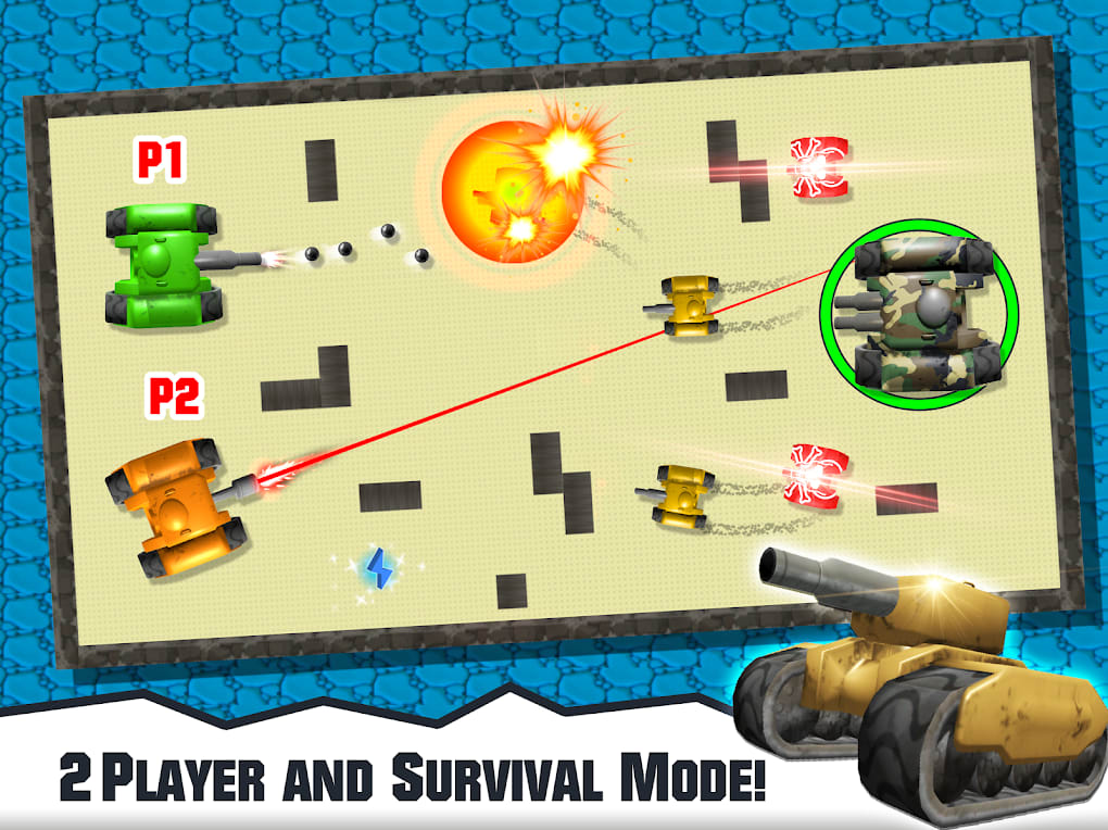 2 Player Tank Wars - Play Online on SilverGames 🕹