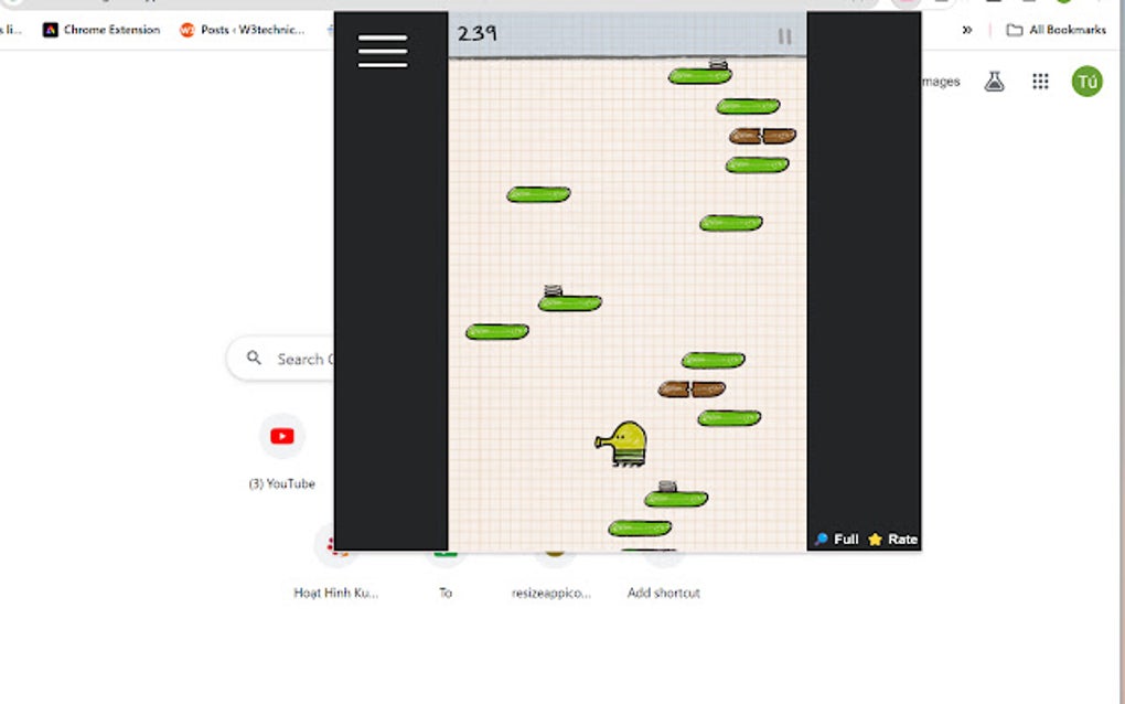 Doodle Jump for Chrome Game für Google Chrome - Erweiterung Download