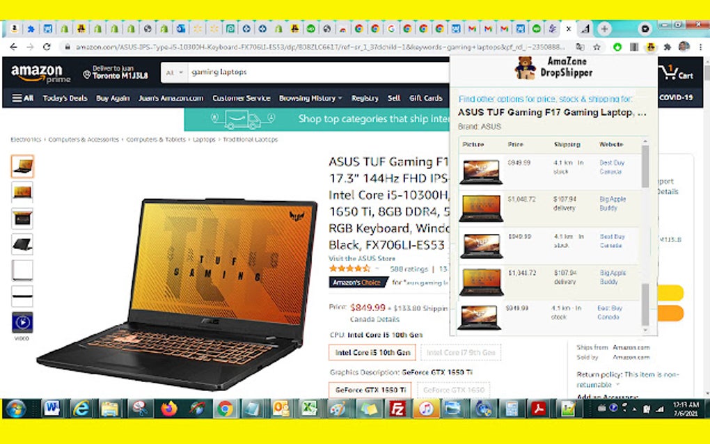AmaZone DropShipper for Google Chrome - Extension Download
