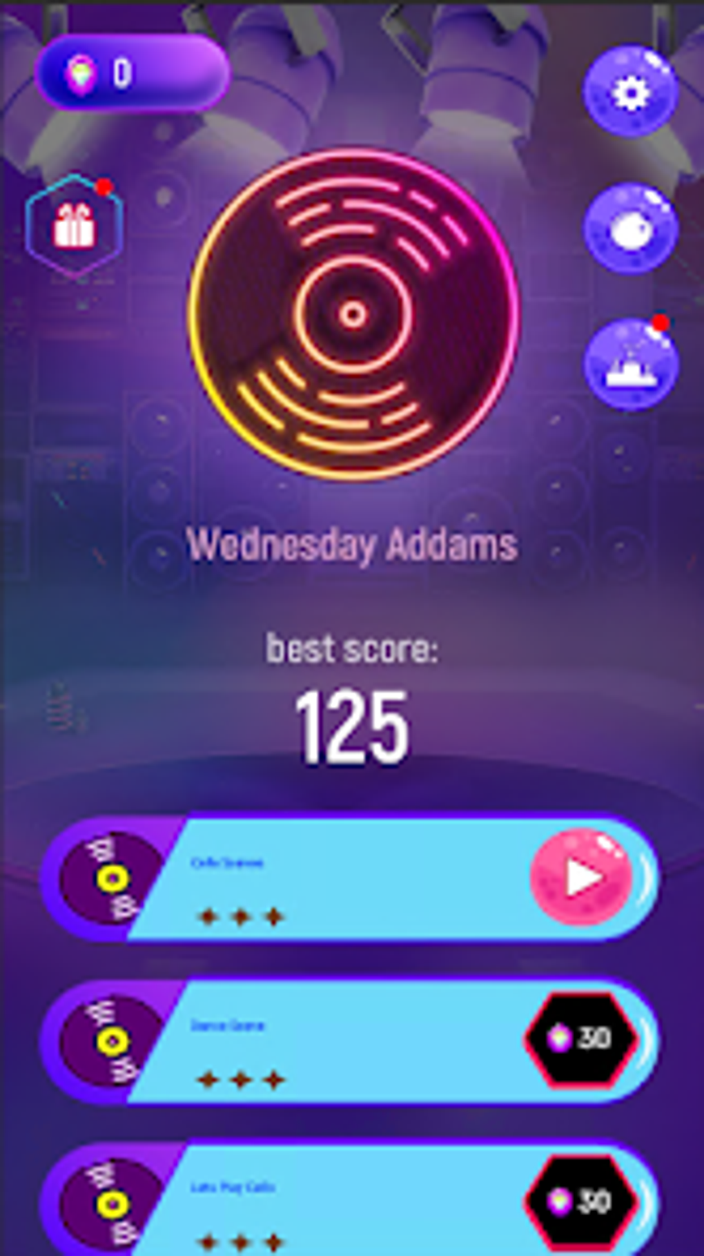 Wednesday Addams Tiles Hop для Android — Скачать