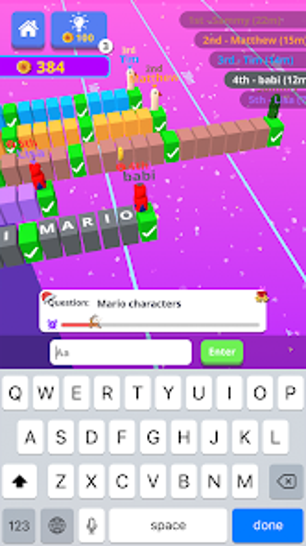 Android Type Run Trivia 