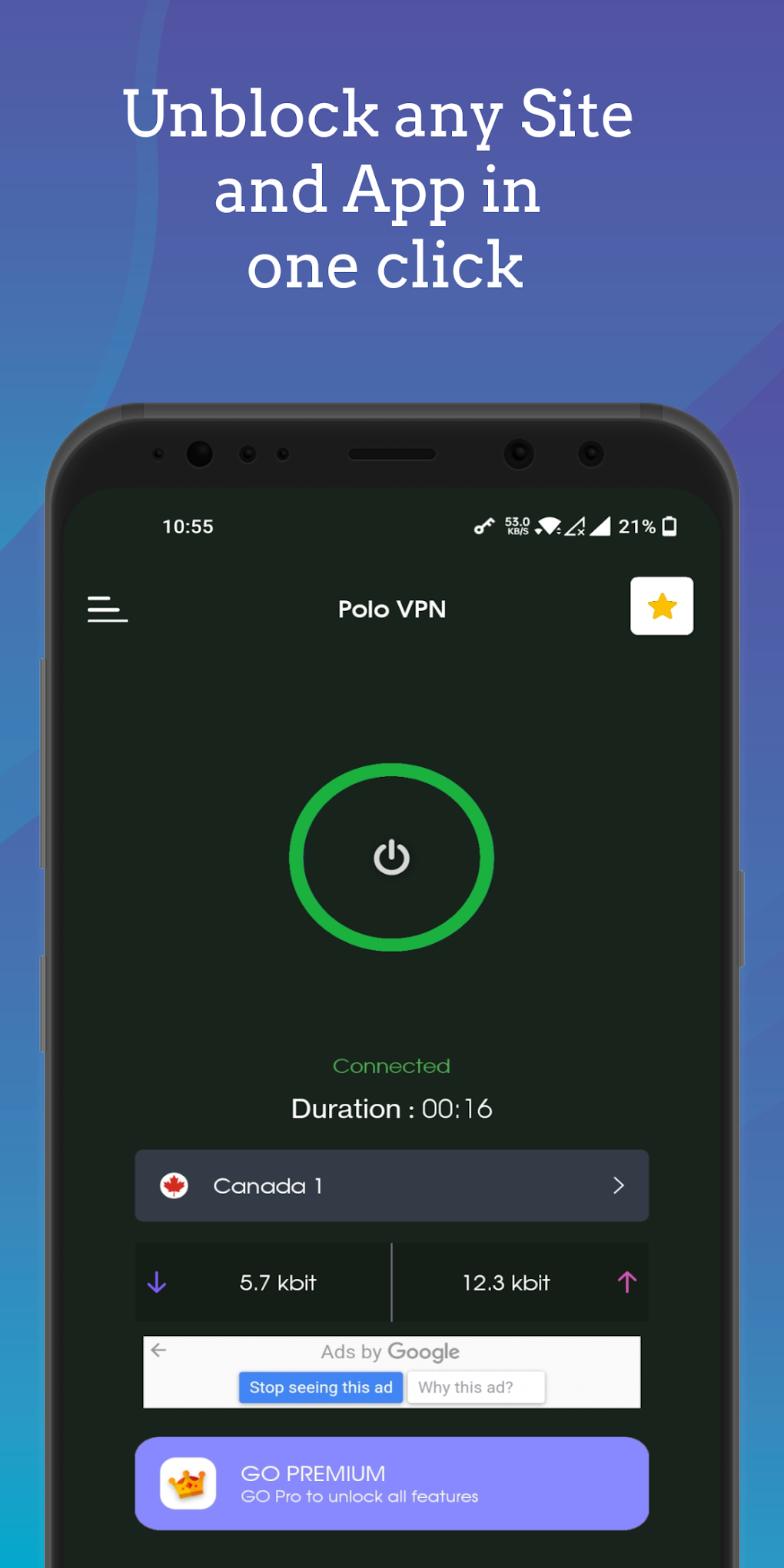 Polo VPN - Fast And Unlimited для Android — Скачать