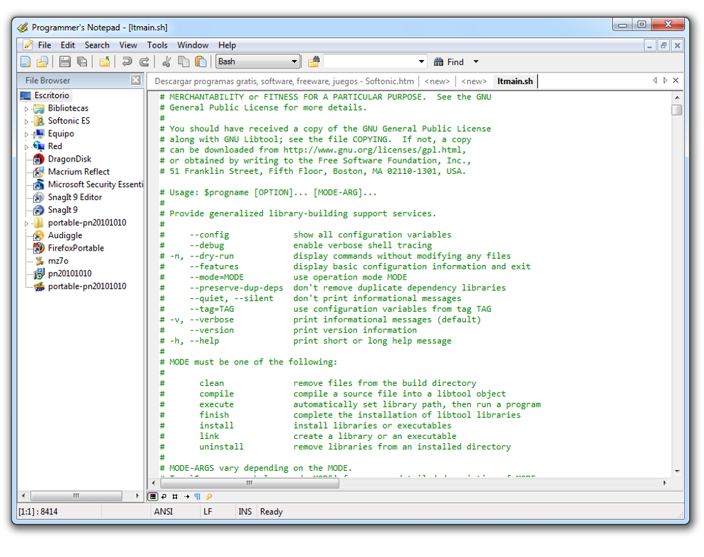 programmers notepad portable