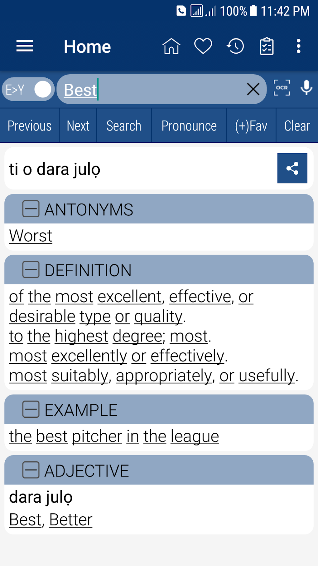 English Yoruba Dictionary for Android Download