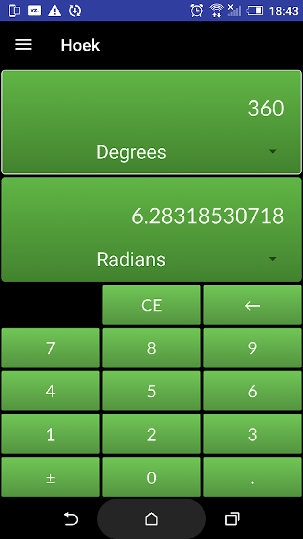 Android i in unit converter calculator apk ndir