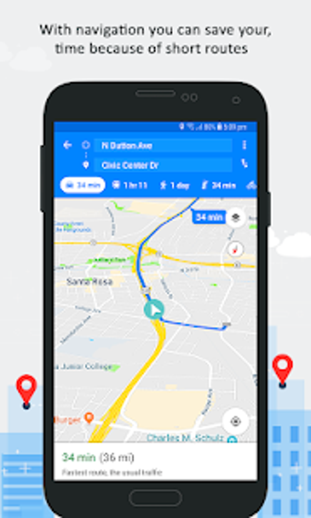 Voice Navigation Live Driving Maps для Android — Скачать