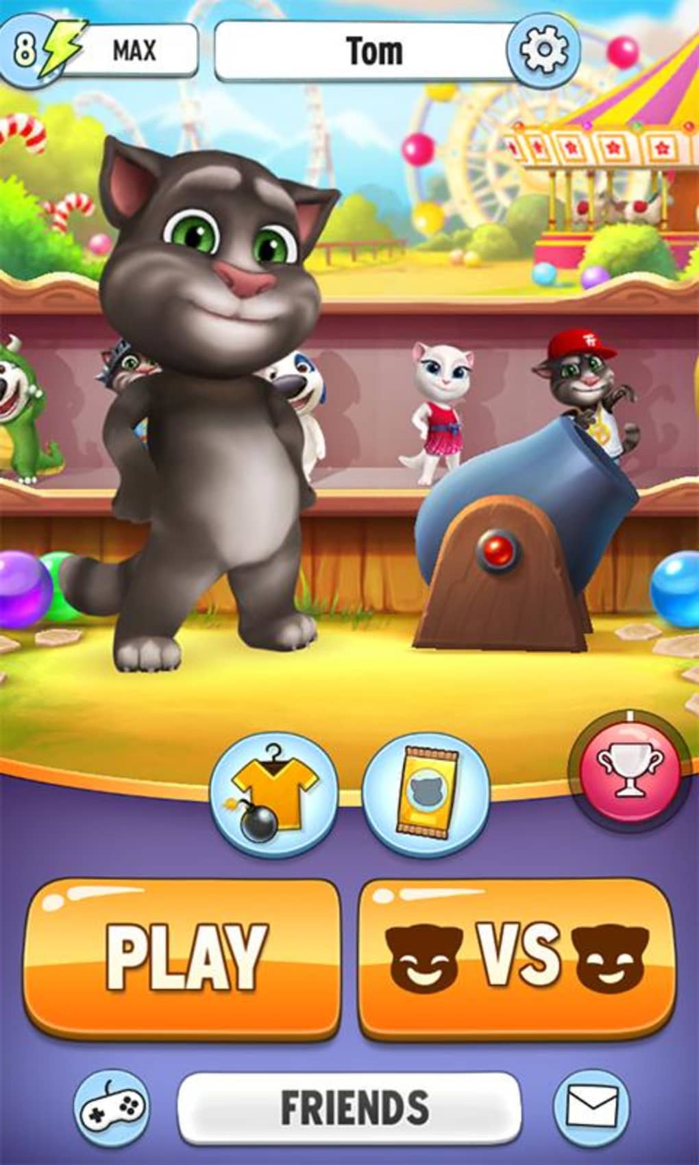 Talking Tom Bubble Shooter for Android